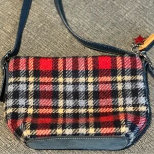 Coach Plaid Tartan Wristlet Like New